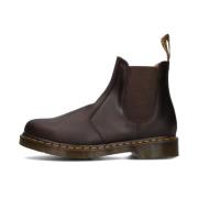 Bruine Chelsea Boots met Geribbelde Zool Dr. Martens , Brown , Heren