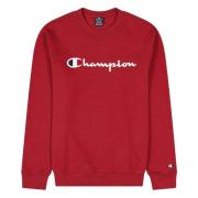 Katoenen Logo Hoodie Champion , Red , Heren