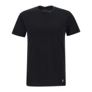 Zwarte T-shirts en Polos voor mannen Polo Ralph Lauren , Black , Heren