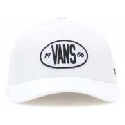 1966 Gestructureerde Jockey Cap Vans , White , Heren