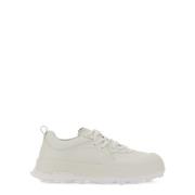 Leren Orb Sneaker Gemaakt in Italië Jil Sander , White , Heren