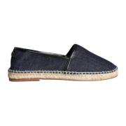 Blauwe Denim Espadrilles Schoenen Dolce & Gabbana , Blue , Heren