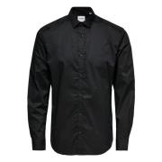 Overhemd Only & Sons , Black , Heren