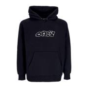 Zwarte Hoodie Fleece Obey , Black , Heren