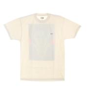 Klassieke Justice Activist Tee Cream T-Shirt Obey , Beige , Heren