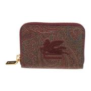 Wallets Cardholders Etro , Red , Dames