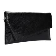 Zwarte Vegan Clutch 3112 Notre-v , Black , Dames