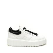 Witte Sneakers H-Stripes Veters Hogan , White , Dames