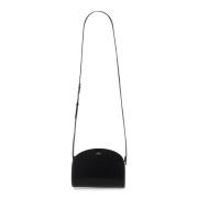 Verstelbare Schouderband Mini Demi Lune Tas A.p.c. , Black , Dames