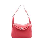 Pre-owned Leather shoulder-bags Hermès Vintage , Pink , Dames