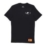 Sportswear T-shirt met logo print Nike , Black , Heren