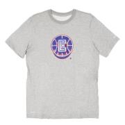 NBA Chrome Logo Tee Nike , Gray , Heren