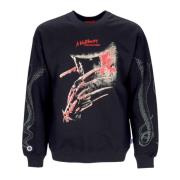 Nightmare Freddys Horror Crewneck Sweatshirt Octopus , Black , Heren