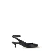 Stiletto Heel Punk Sandal Alexander McQueen , Black , Dames