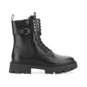 Leren Amfibie Schoenen ASH , Black , Dames