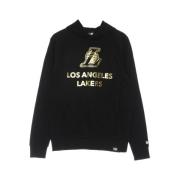 NBA Zwart Goud Hoodie Lakers New Era , Black , Heren