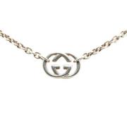 Pre-owned Silver necklaces Gucci Vintage , Gray , Dames