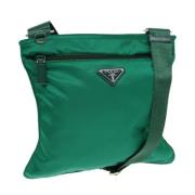 Pre-owned Nylon prada-bags Prada Vintage , Green , Dames