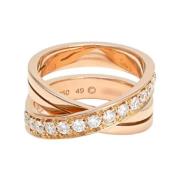 Pre-owned Rose Gold rings Cartier Vintage , Yellow , Dames