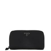 Pre-owned Fabric wallets Prada Vintage , Black , Dames