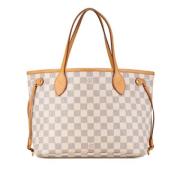 Pre-owned Canvas shoulder-bags Louis Vuitton Vintage , White , Dames