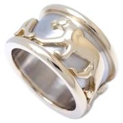 Pre-owned Yellow Gold rings Cartier Vintage , White , Dames