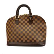 Pre-owned Fabric louis-vuitton-bags Louis Vuitton Vintage , Brown , Da...