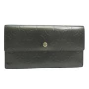 Pre-owned Fabric wallets Louis Vuitton Vintage , Black , Dames