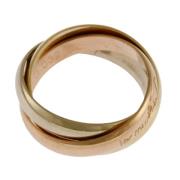 Pre-owned Rose Gold rings Cartier Vintage , Yellow , Dames