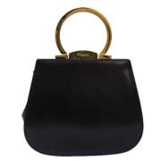 Pre-owned Leather handbags Salvatore Ferragamo Pre-owned , Black , Dam...