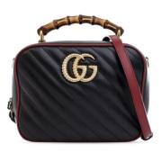 Pre-owned Leather gucci-bags Gucci Vintage , Black , Dames