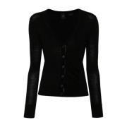 Lana Cardigan Sweaters Pinko , Black , Dames