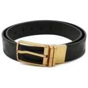 Pre-owned Fabric belts Louis Vuitton Vintage , Black , Heren