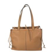 Pre-owned Leather totes Loewe Pre-owned , Brown , Dames