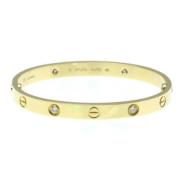 Pre-owned Yellow Gold bracelets Cartier Vintage , Yellow , Dames