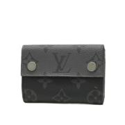 Pre-owned Fabric wallets Louis Vuitton Vintage , Black , Heren