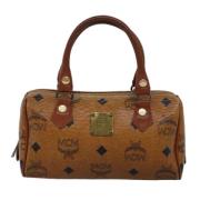 Pre-owned Canvas handbags MCM Pre-owned , Brown , Dames