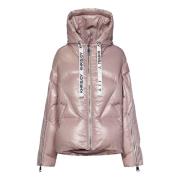 Roze Trekkoord Hood Jas Khrisjoy , Pink , Dames