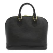 Pre-owned Leather louis-vuitton-bags Louis Vuitton Vintage , Black , D...