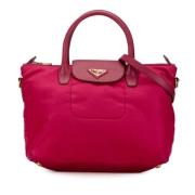 Pre-owned Nylon prada-bags Prada Vintage , Pink , Dames