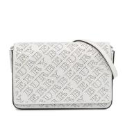 Pre-owned Leather crossbody-bags Burberry Vintage , White , Dames