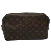 Pre-owned Canvas clutches Louis Vuitton Vintage , Brown , Dames