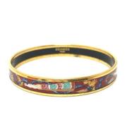 Pre-owned Yellow Gold bracelets Hermès Vintage , Red , Dames