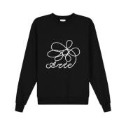 Bloem Logo Crewneck Zwart Arte Antwerp , Black , Heren