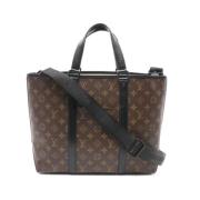 Pre-owned Canvas louis-vuitton-bags Louis Vuitton Vintage , Brown , Da...