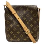 Pre-owned Fabric louis-vuitton-bags Louis Vuitton Vintage , Brown , Da...