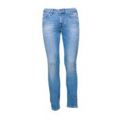 Lichtgewassen Slim Fit Jeans Roy Roger's , Blue , Heren