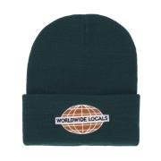 Groene Worldwide Locals Beanie Hoed Usual , Green , Heren