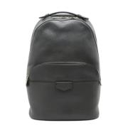 Pre-owned Leather backpacks Louis Vuitton Vintage , Black , Heren