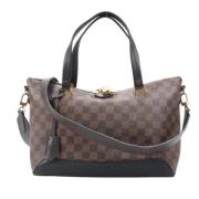 Pre-owned Leather handbags Louis Vuitton Vintage , Brown , Dames